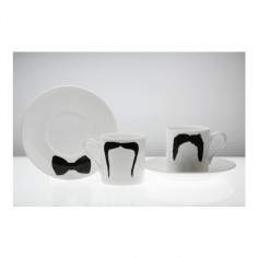 Moustache Espresso Cup & Saucer Fu Magnum