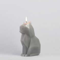 PyroPet KISA Candle - Grey