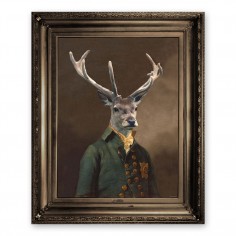 'Brother Stanwick' Ornate Framed Canvas Print