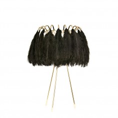 Feather Table Lamp - Black