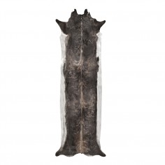 Super Long Stretched Cowhide Rug Natural Browns